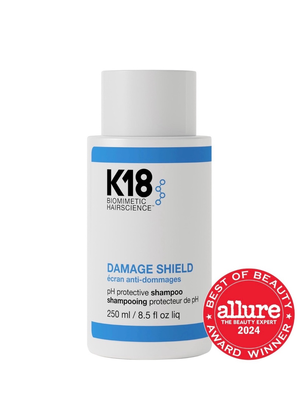 K18 Damage Shield pH Protective Shampoo 8.5 fl oz / 250ml